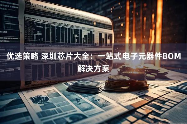 优选策略 深圳芯片大全：一站式电子元器件BOM解决方案