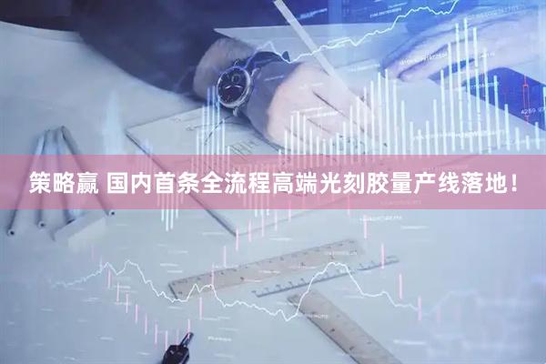 策略赢 国内首条全流程高端光刻胶量产线落地！