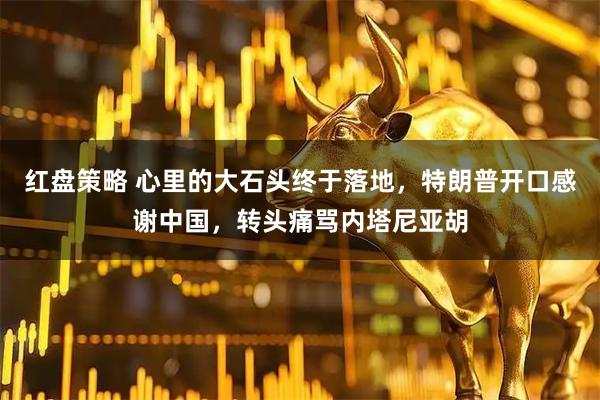 红盘策略 心里的大石头终于落地，特朗普开口感谢中国，转头痛骂内塔尼亚胡